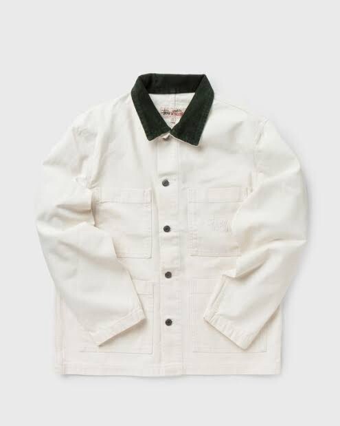 Stussy Canvas Chore Jacket ワークジャケット VINTAGE STUSSY CANVA CHORE JACKET SIZE XL – Vintage rare usa