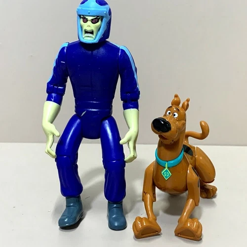 2pcs Scooby Doo Series 1 Scooby and The Phantom Racer Villains 5'' Figures Toys - Picture 1 of 7