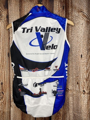 VOLER Women’s Tri Valley Cycle Cycling Bicycle Full Zip Vest Jersey Size Medium - Picture 4 of 4