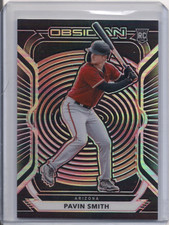 2021 Chronicles #57 Pavin Smith Obsidian Red Etch Rookie RC 19/25