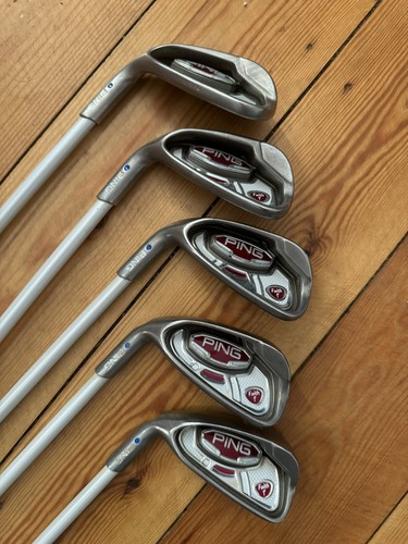 LEFT HANDED PING FAITH Golf Clubs Ladies irons Driver + 3,5 Woods + Hybrids Set - Picture 11 of 13