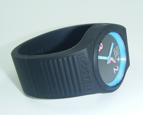 NOS Silicone Rubber Collectible Too Late Men's Watch Made In Italy - Picture 7 of 11