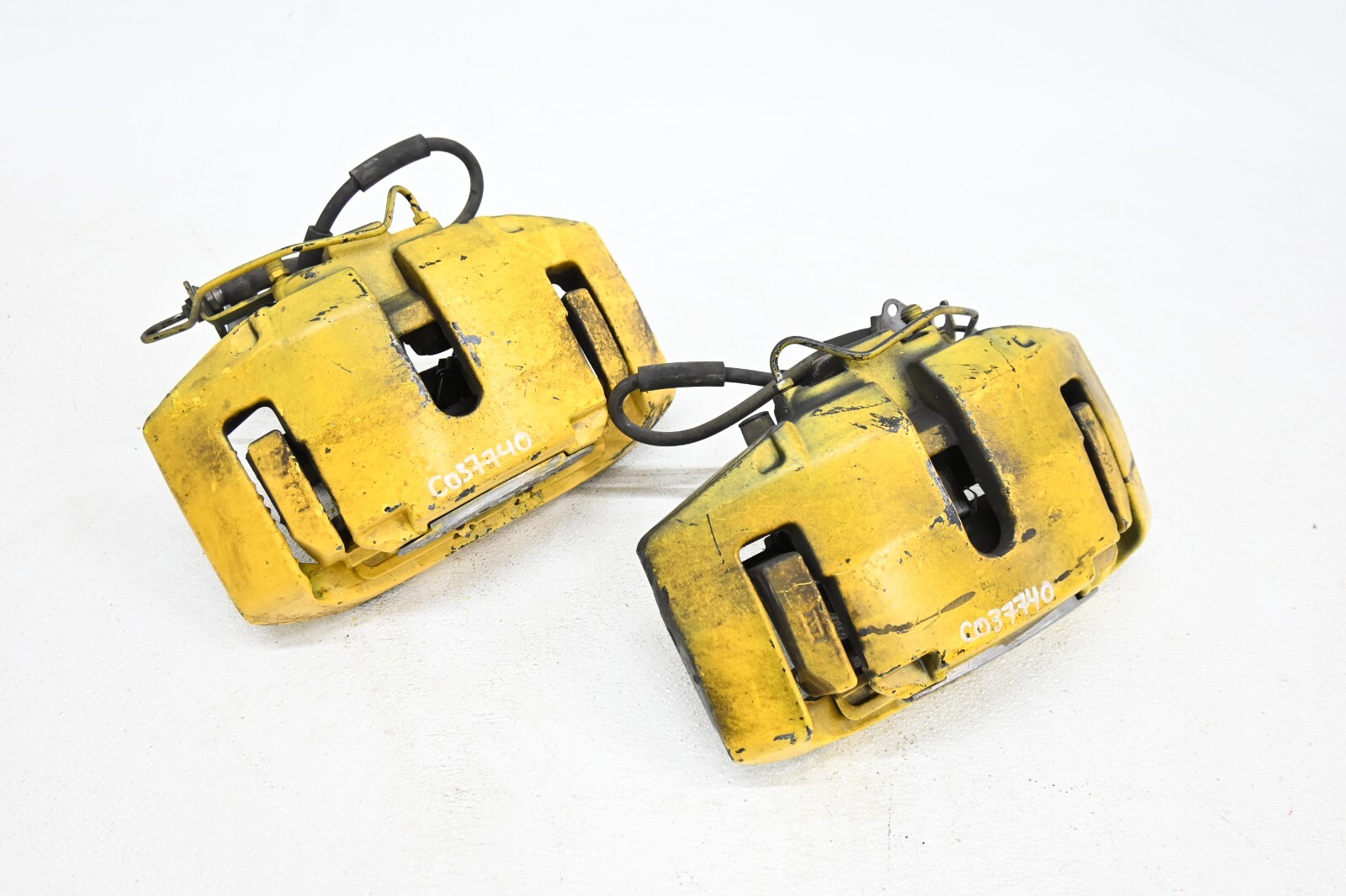 ⭐ 03-12 Bentley Continental Front Brake Caliper Carrier Shoe Set Pair Oem