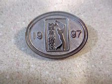 PGA TOUR 1997 PROFESSIONAL GOLF ASSOCIATION ISSUED ORIGINAL MENS TOURNAMENT PIN