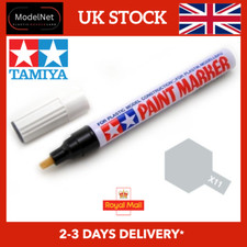 Tamiya 89011 Chrome Silver Enamel Paint Marker X-11 Perfect for Model Detailing