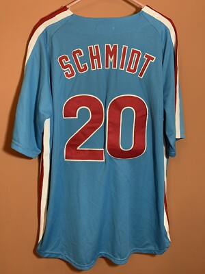 Mike Schmidt Zipper Jersey Size 54 Mitchell Ness Cooperstown