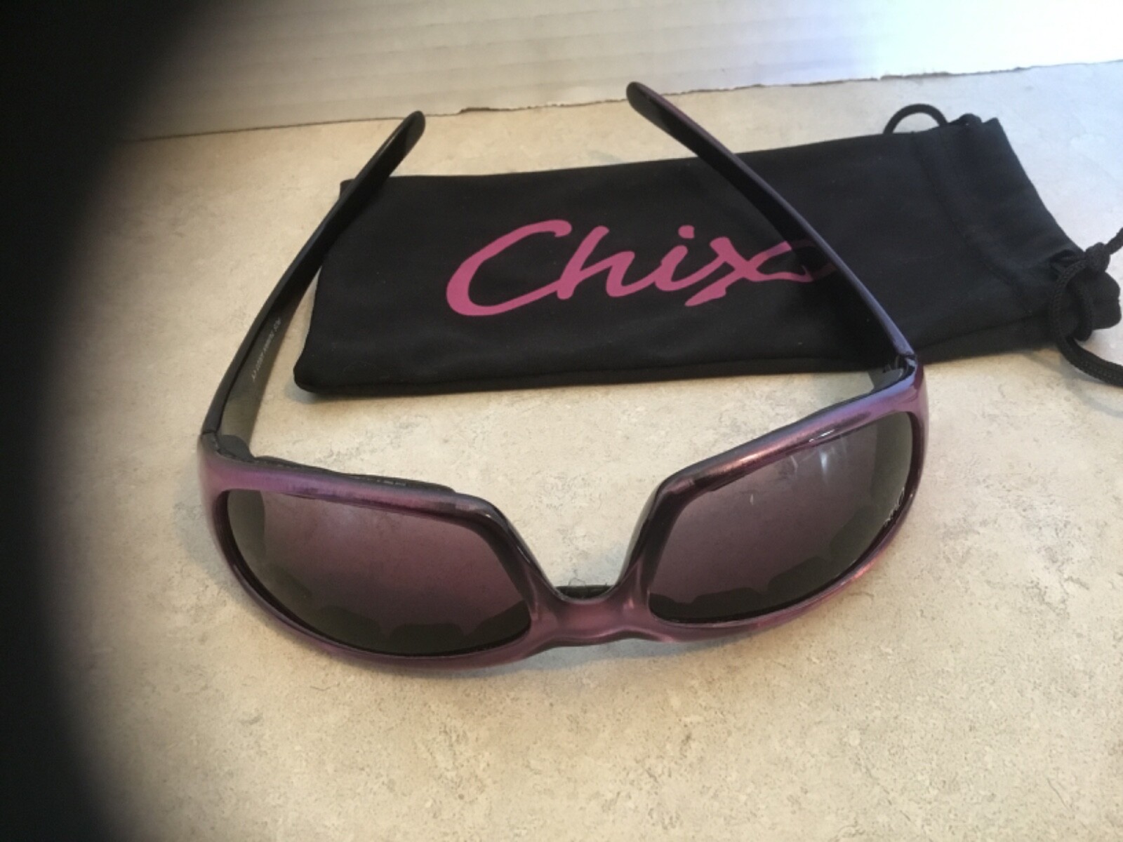 Chix  Purple Women's Riding Sunglasses in Cloth Bag