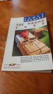 SIGNED The Wrong Case by James Crumley VINTAGE CONTEMPORARIES