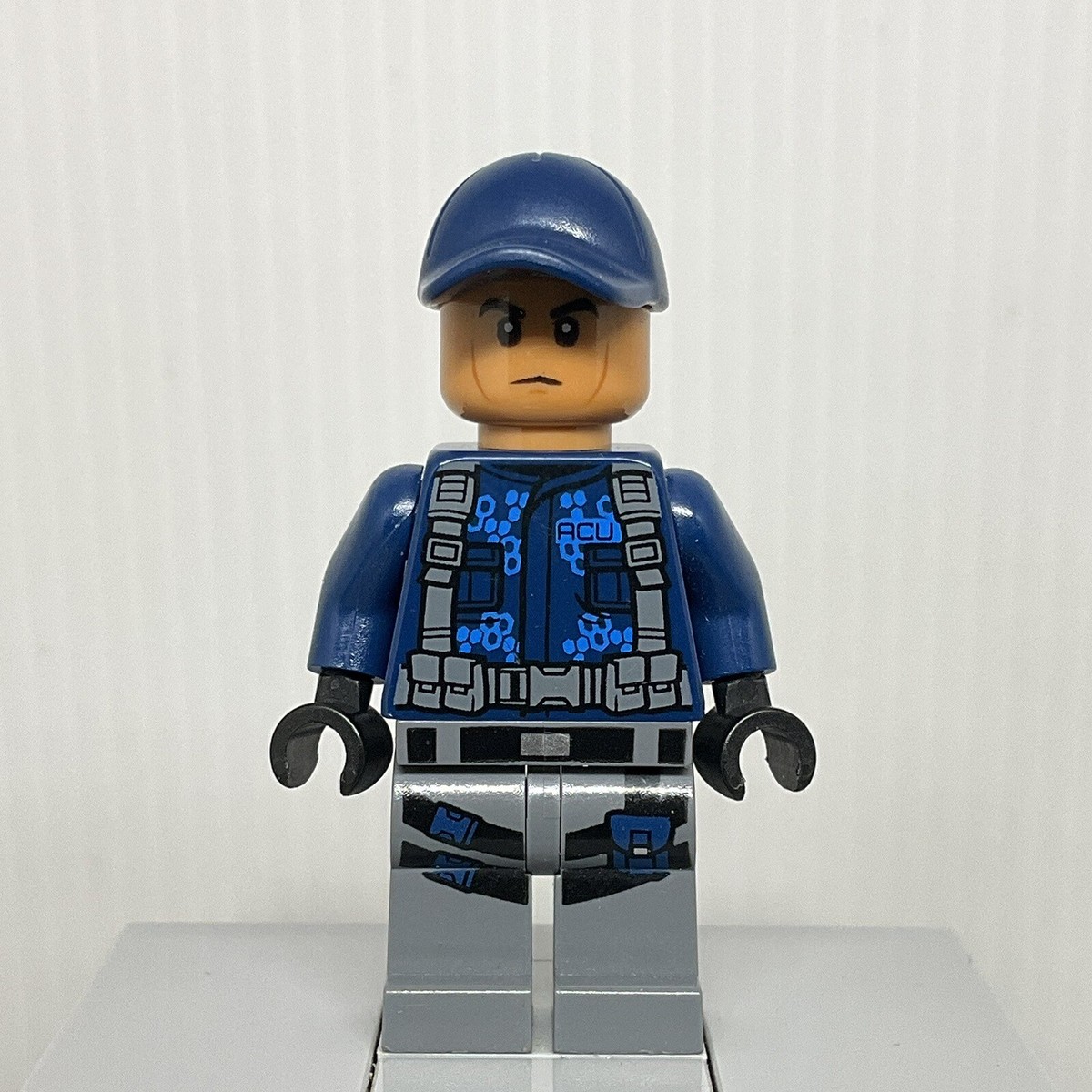 LEGO Jurassic World sw001 Male ACU Trooper Dark Blue Cap