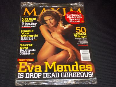 2007 FEBRUARY MAXIM MAGAZINE - EVA MEDES BRAND NEW SEALED - L 17075