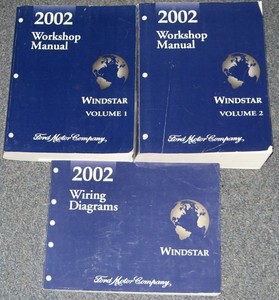 2002 Ford Windstar Van Service Repair Wiring Diagram Manual Set Ebay