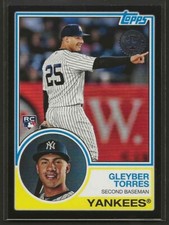 2018 Topps Gleyber Torres 1983 Black Variation Rookie Card /299 #83-16 Yankees