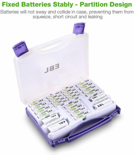 Rechargeable Batteries AA or AAA ALL COUNT 4 8 12 16 Ni-MH lot Battery Charger - Picture 65 of 78