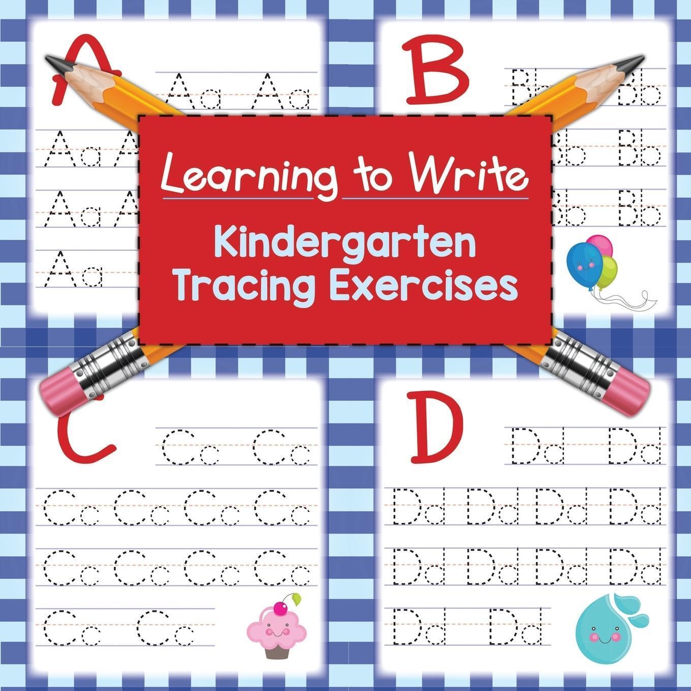 Thumbnail - Learning To Write Kindergarten Tracing Exercises Baby Taschenbuch