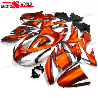 Orange & Red Fairing Kit for Kawasaki Ninja ZX10R 2006 2007