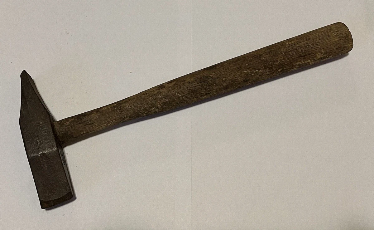 ATHA Vintage Straight Peen Cross Peen Hammer Wood Handle 16 oz Blacksmith USA