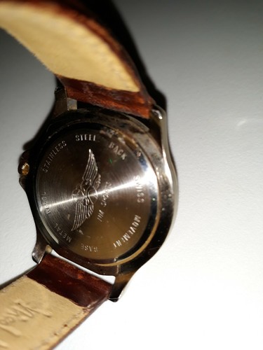 Reloj para hombre Nicole Miller movimiento suizo correa de cuero baloncesto - Imagen 7 de 8