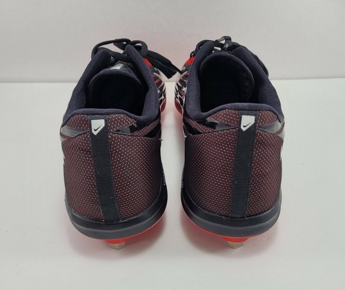 NIKE Flywire Vapor Pro Low Metal Baseball Cleats Men's 14 Black Red 683895-016  - Picture 5 of 9