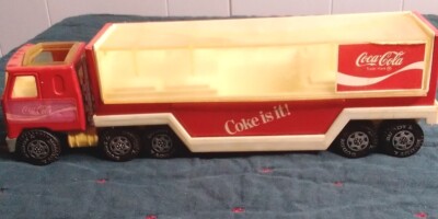 Vintage 1980 Buddy L Coke Coca Cola Semi Mack Truck 14''