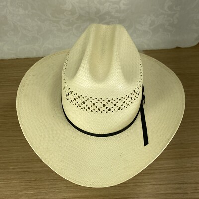 Vintage STETSON Handwoven Formosan Cowboy Hat Horsehair Vintage STETSON Handwoven Formosan Cowboy Hat Horsehair