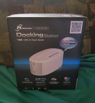 Mediasonic USB3.0 UASP HUR1-SU3-WT 2.5'' / 3.5'' SATA HDD Station