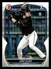 Jake DeLeo 2023 1st Bowman Draft ROOKIE CARD #BD-158 Miami Marlins FREE SHIP