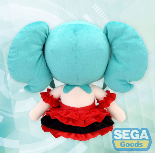 Hatsune Miku Project Diva Red Dress Plush MEGA 39 Etoile Plushie Doll - Picture 3 of 4