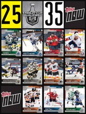 SCP25- SCP35 2020 NHL TOPPS NOW Hockey Sticker Pack Print Run 186 Only Made!