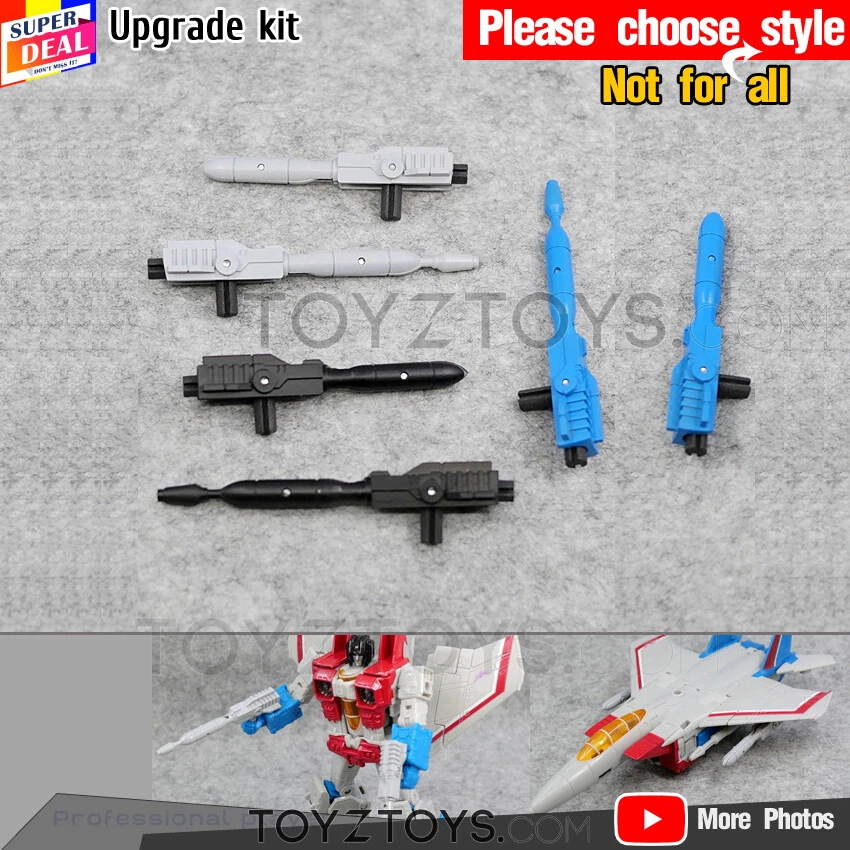 Kit de actualización de pistola de armas para Siege Earthrise Skywarp Thundercracker Starscream Foto 4 de 4