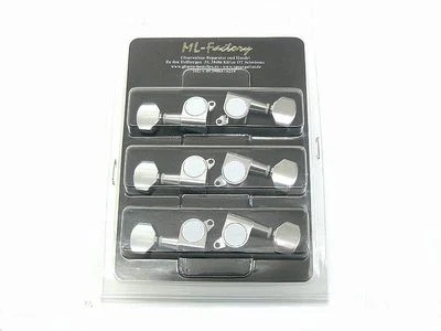 E-Gitarren Mechaniken/Tuner ML-Factory® gekapselt 6 links chrom