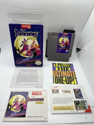 Disney's Darkwing Duck (Nintendo NES) Complete in Box CIB with Inserts Nice!