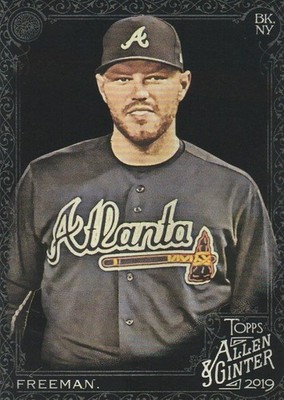 2019 Topps Allen and Ginter X #15 Freddie Freeman