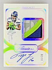 2024 Flawless Tyler Lockett Distinguished Patch Auto 16/20 Jersey Match Seahawks