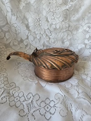 Vintage Gregorian Copper Silent Butler/ Crumb catcher with flip-top circa 1960s