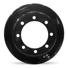 New Wheel For 2019-2025 Chevrolet Silverado 5500 19.5 Inch Black Steel Rim