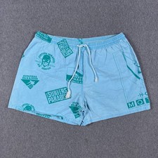 VTG Hobie Shorts Mens Small Surf Paradise Beach Swim Liner Drawstring USA 80s