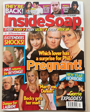 INSIDE SOAP 22/11/2008 EASTENDERS Alison King HELEN FLANAGAN Jack P Shepherd
