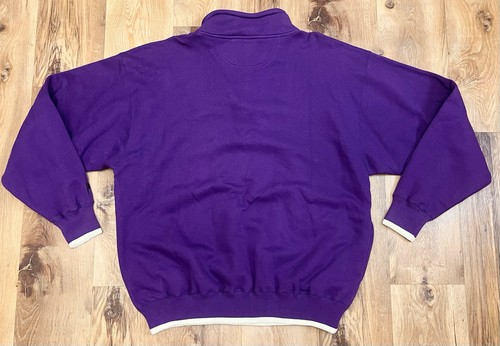 Vintage Pro Player Utah Jazz NBA Knit 1/4 Zip Pullover Shirt Jacket XL - Picture 6 of 6