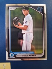 2024 Bowman Chrome Noble Meyer #BDC-38 Miami Marlins