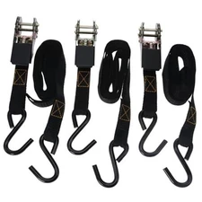  Big Game Treestand Ratchet Strap Black 3PK One Size 3 Pack
