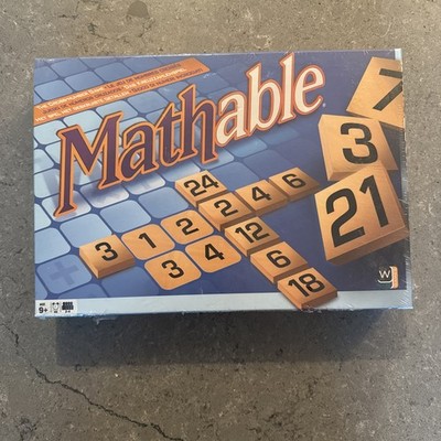 Mathable Deluxe Wood Edition Cross Number Educational Game Brand New Sealed NIB