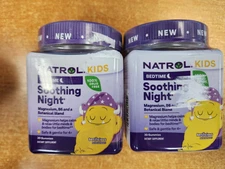 2 Pk: Natrol Kids Soothing Bedtime Gummies, Berilicious, 30 ct.ea. EXP 2/26 W4B