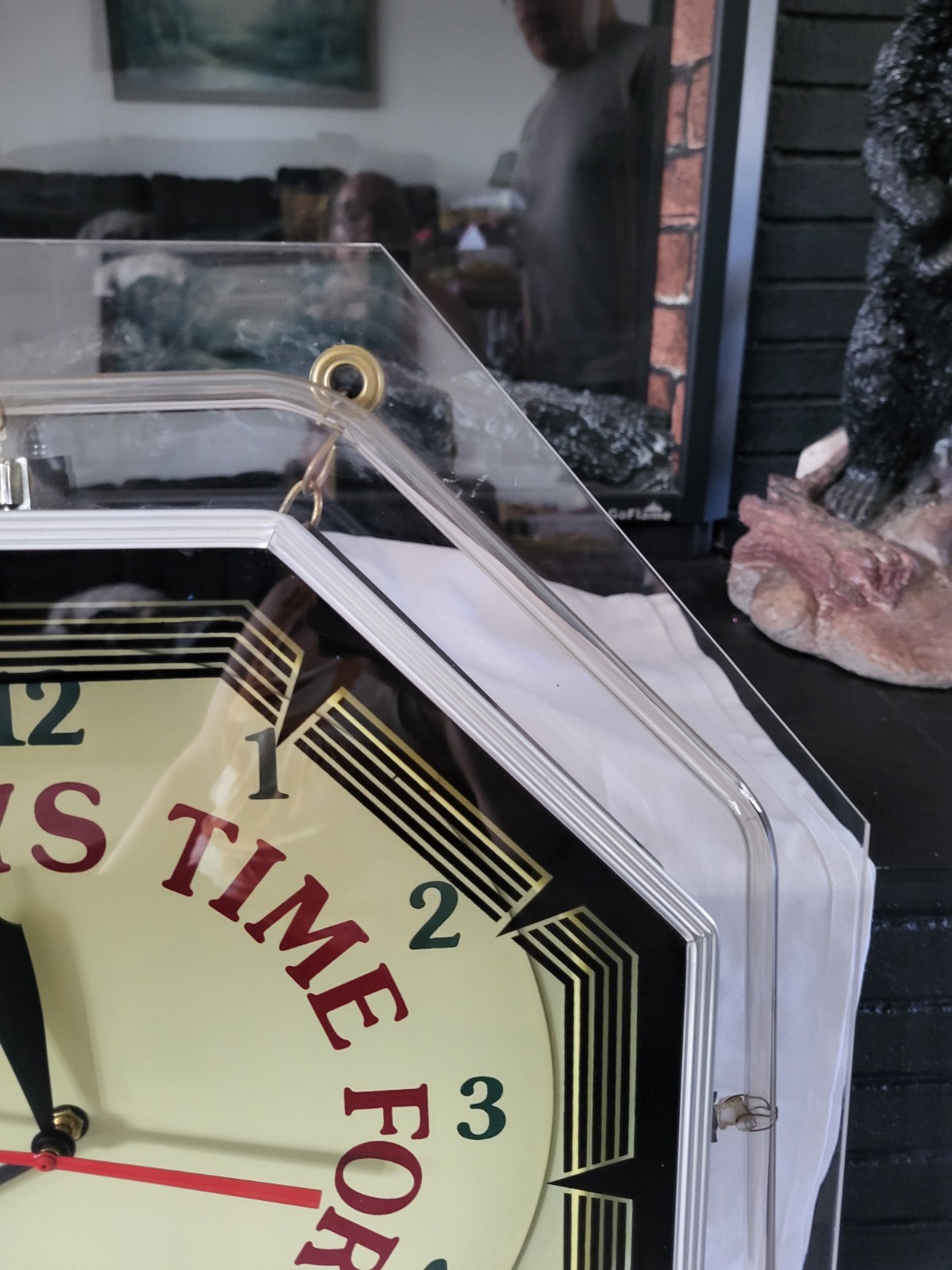 Vintage 1960s "It's Always Time For Pizza" Neon Pizza Hut Clock