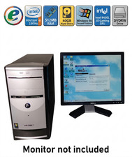 eMachines Windows 98 Pentium 4 2.8Ghz Computer, 512MB RAM, 40GB HD, 3D Graphics