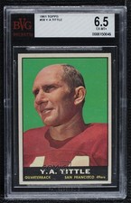 1961 Topps YA Tittle #58 BVG 6.5 HOF 0q3