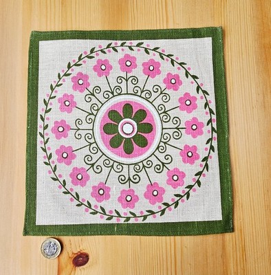 Kleines rosa Blumen Tischset