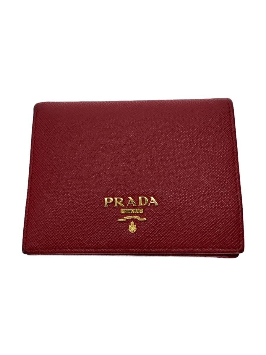 PRADA Red Bifold Wallet Style 109 Luxury Leather Accessory