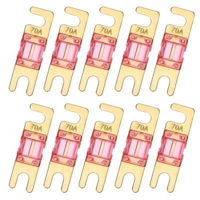 10pcs 70A 125V Mini ANL Fuse Electrical Protection Electronics Blade Fuse