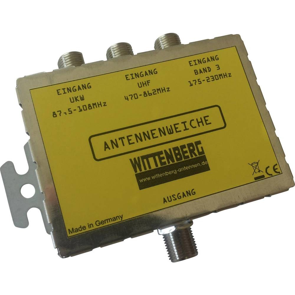 Wittenberg Antennen 3 in 1 Antennenweiche UKW DAB UHF 9990₽