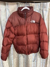 The North Face Nuptse Down Jacket Brown L Vin...